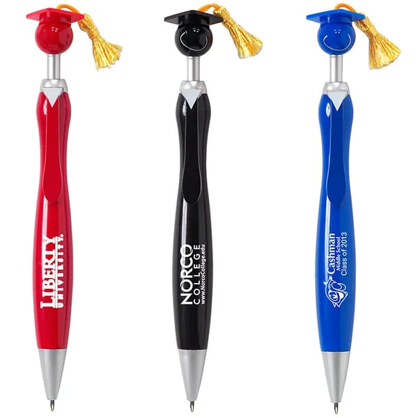 Graduate Ink Pens Custom Swanky Graduation Pen | Bulk Pricing | Gimmees.com
