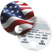Laminated Circle No Handle Hand Fan