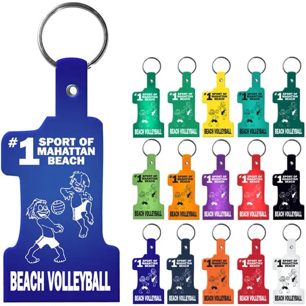 One Key Key Tag Custom Number One Key Tag | Bulk Pricing | Gimmees.com