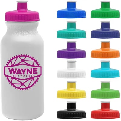 20 oz. White Bike Bottle 20 oz. White Bike Bottle