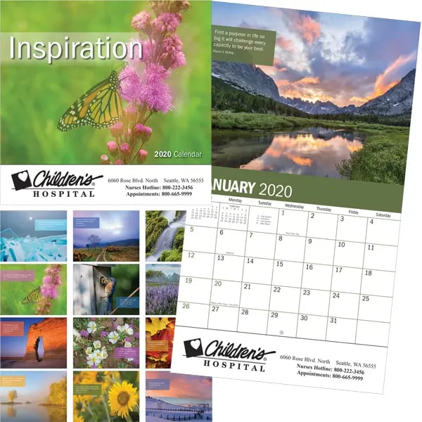 Intential Calandar Custom Inspiration Calendar | Bulk Pricing | Gimmees.com