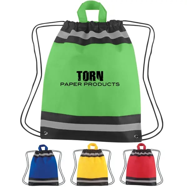Hit Backpack Custom Small Non-Woven Reflective Hit Sports Backpack | Bulk Pricing ...
