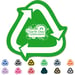 Recycle Arrows Rubber Jar Opener