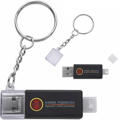 Dual Charging Cable Keyring Dual Charging Cable Keyring